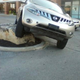 Illustration for article titled Here's Another SUV-Defeating Rock. Does Your Town Have One? Let Us Know.